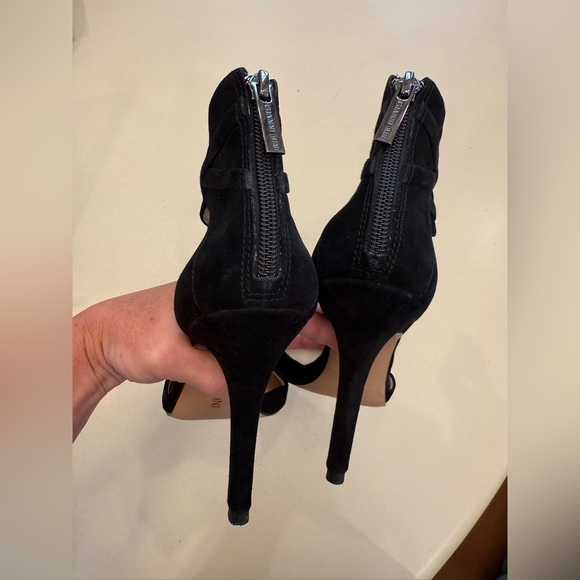 Gianni Bini Ankle Strap Suede Women's Heels - Picture 5 of 8